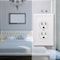 Amerelle Amerelle Chelsea White 2 gang Stamped Steel Duplex Wall Plate 1 pk 149DW - alternate 2